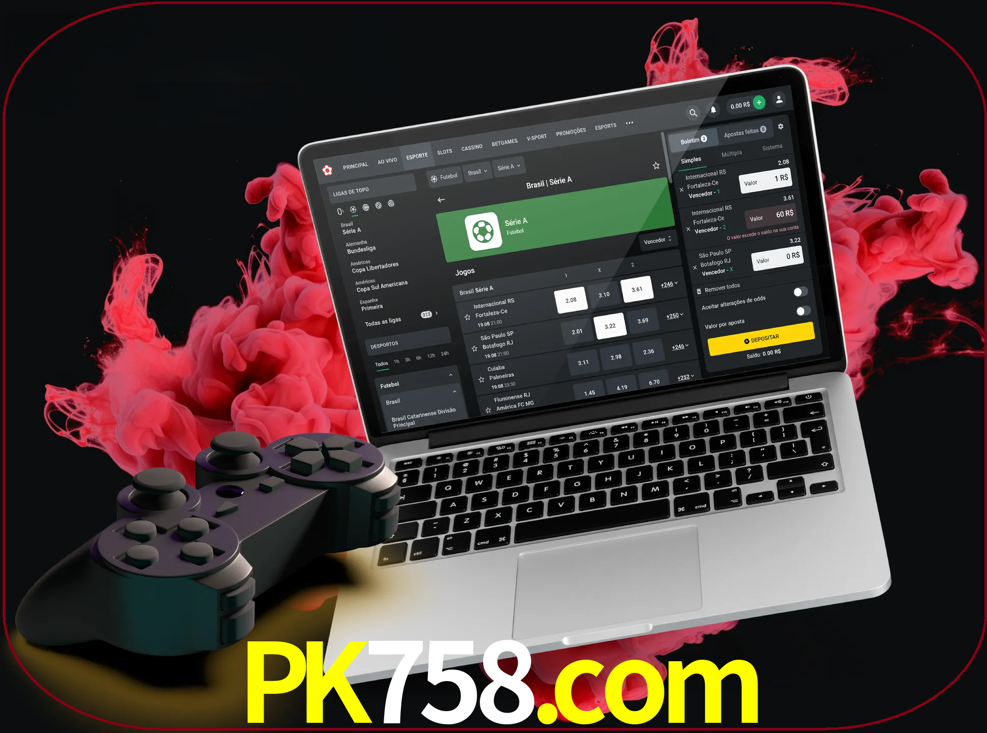 Visite a secção especial de jogos de vídeo em pk758 para descobrir em que jogos pode apostar e ganhar muito dinheiro.