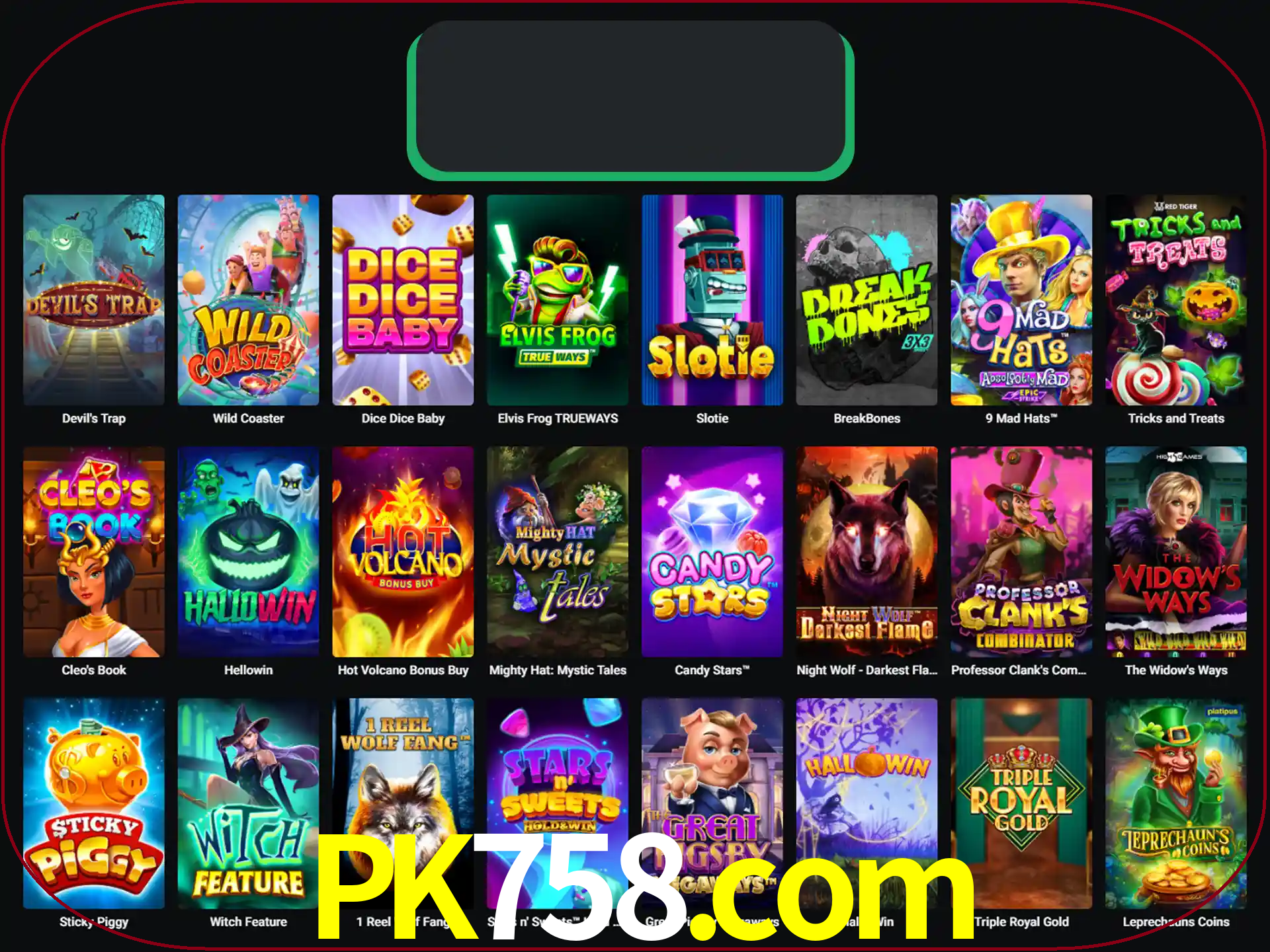 Procure por seus amados jogos de slot.